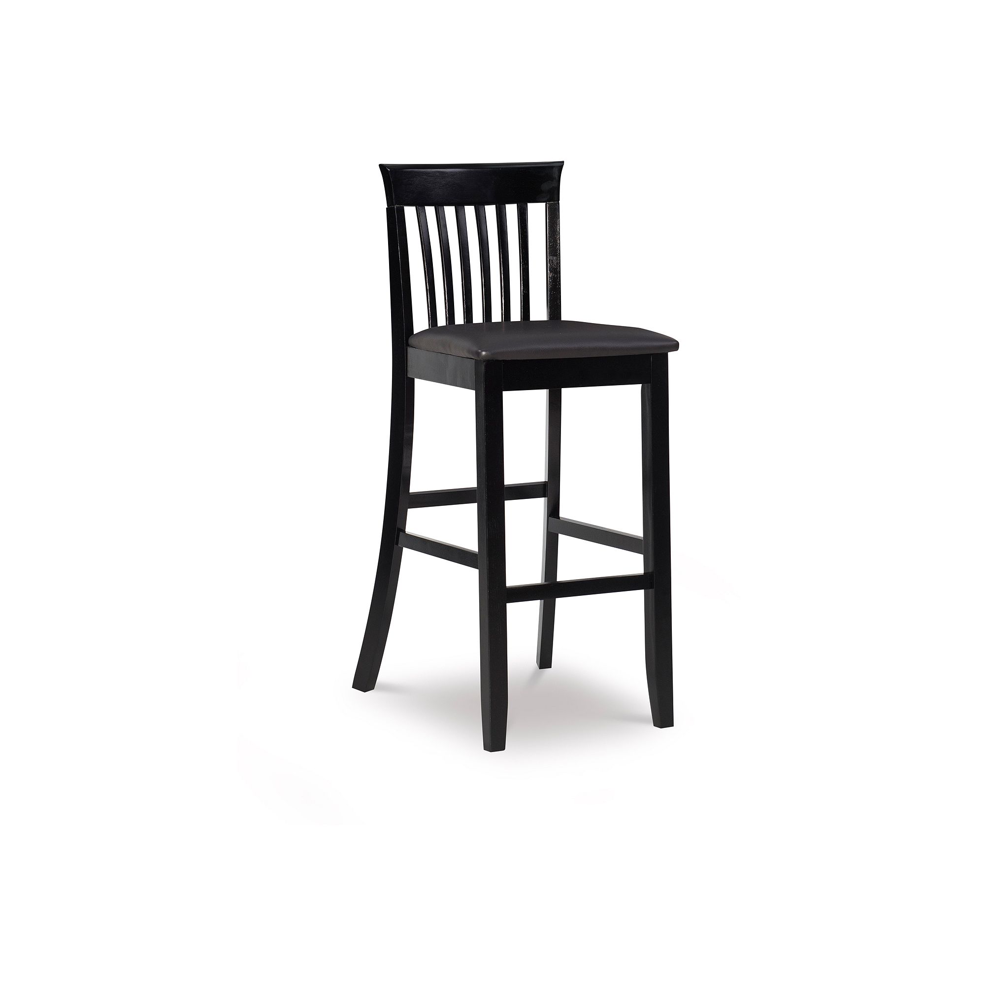 Linon Torino Bar Stool, Black
