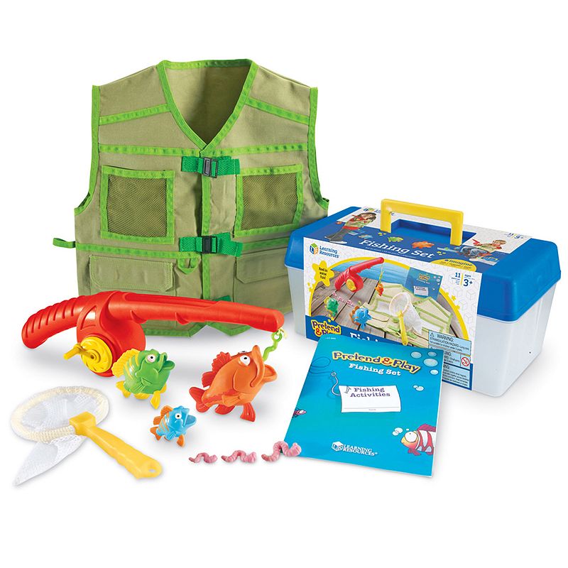 Learning Resources Play & Pretend Fishing Set, Multicolor