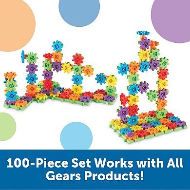 Learning Resources Gears! Gears! Gears! 100-pc. Deluxe Building Set