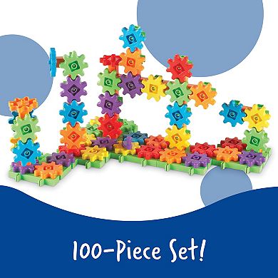 Learning Resources Gears! Gears! Gears! 100-pc. Deluxe Building Set