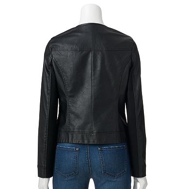 Women's Apt. 9® Faux-Leather Jacket