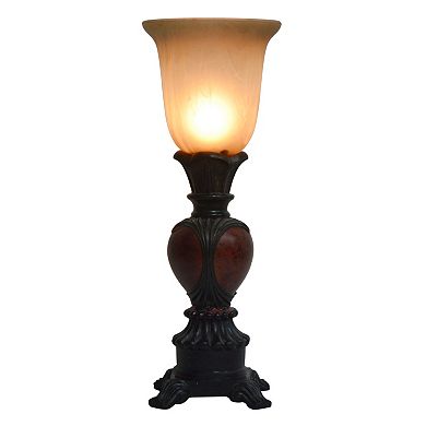 Decor Therapy Traditional Carved Table Lamp