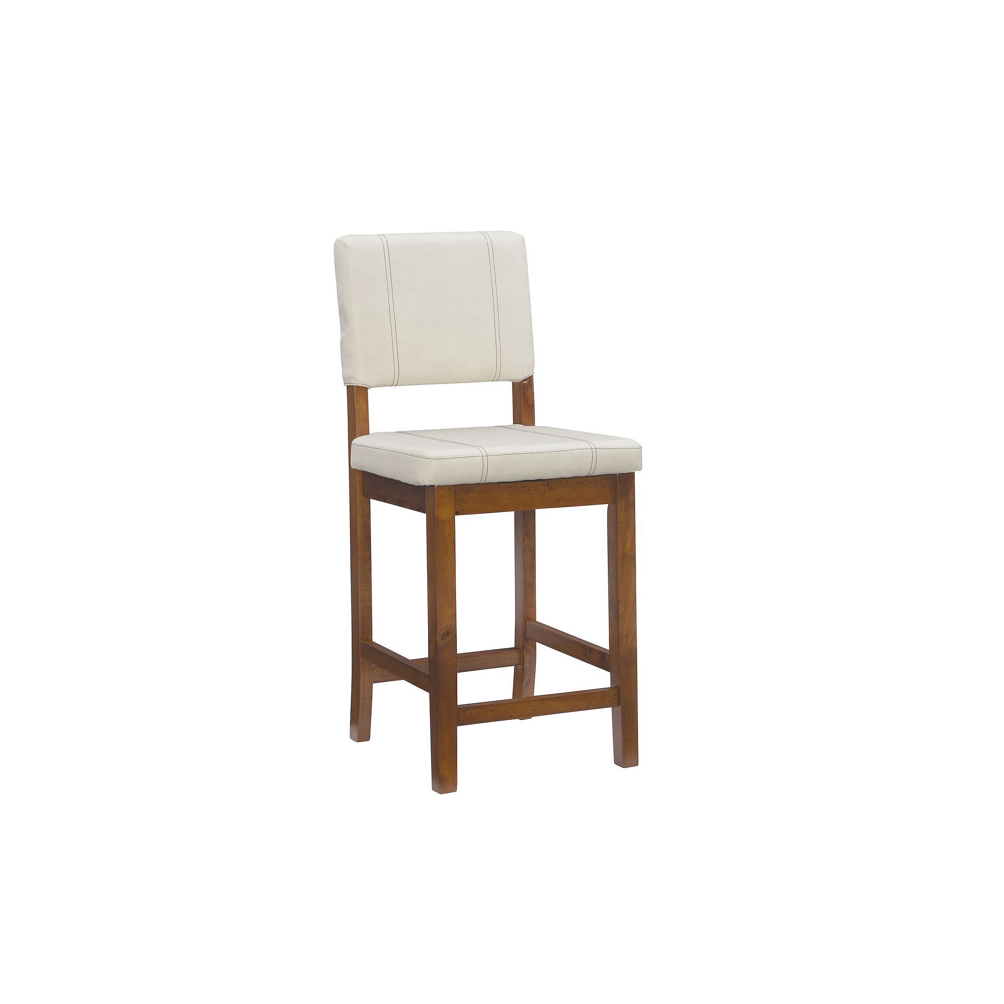 Linon Milano Counter Stool, Ivory