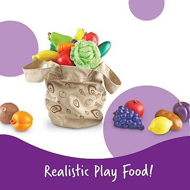Learning Resources New Sprouts Fresh Picked Fruit & Veggie Tote