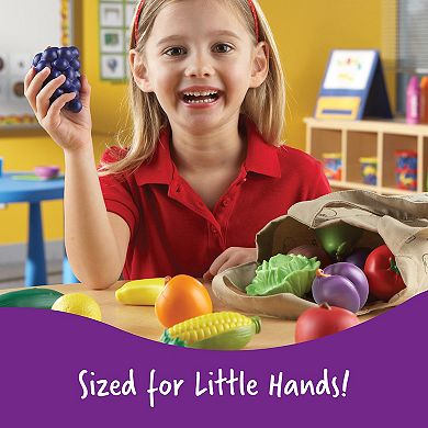 Learning Resources New Sprouts Fresh Picked Fruit & Veggie Tote