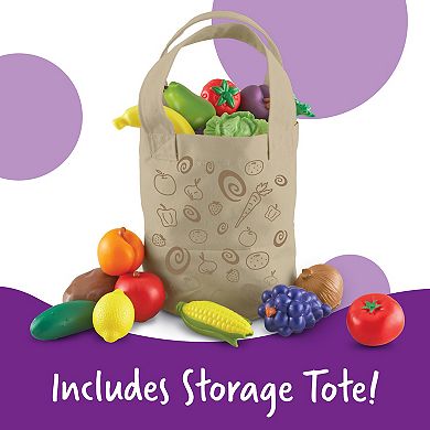 Learning Resources New Sprouts Fresh Picked Fruit & Veggie Tote