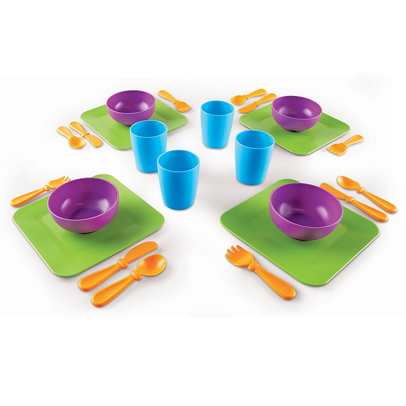 New Sprouts Serve It! My Very Own Dish Set by Learning Resources, Multicolo