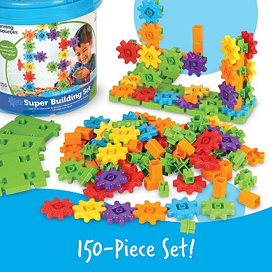 Learning Resources Gears! Gears! Gears! 150-pc. Super Building Set