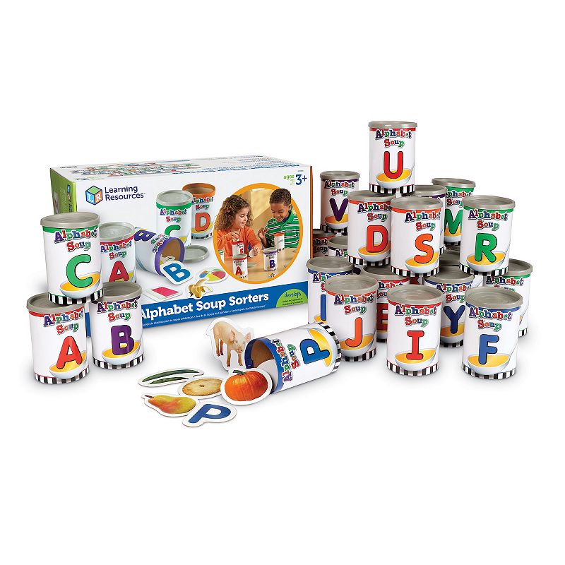 Alphabet Soup Sorter Set by Learning Resources, Multicolor