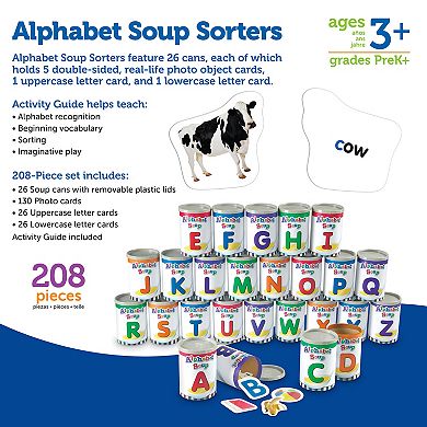 Alphabet Soup Sorter Set by Learning Resources