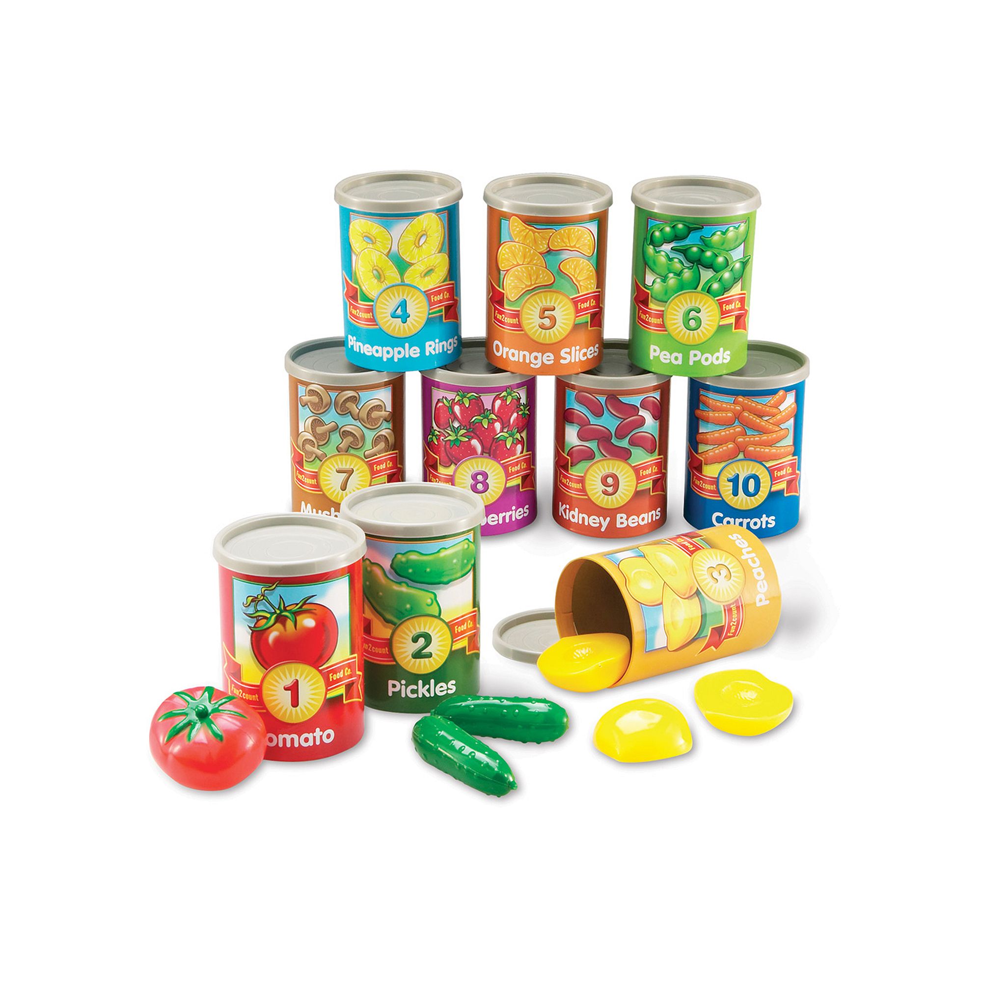 1 to 10 Counting Cans Sorter Set by Learning Resources, Multi