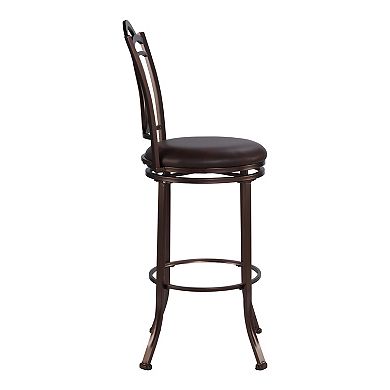 Linon Calif Swivel Bar Stool