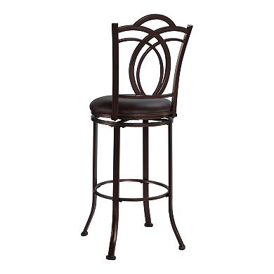 Linon Calif Swivel Bar Stool