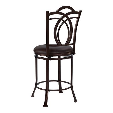 Linon Calif Swivel Counter Stool