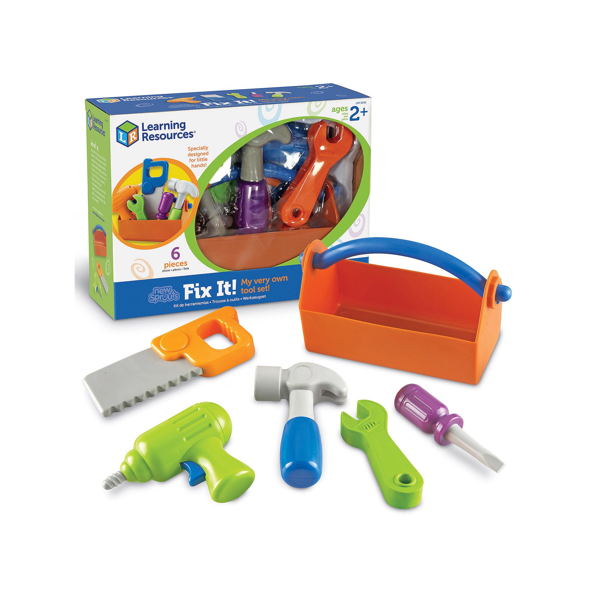 Learning Resources New Sprouts Fix It! My Very Own Tool Set, Multi