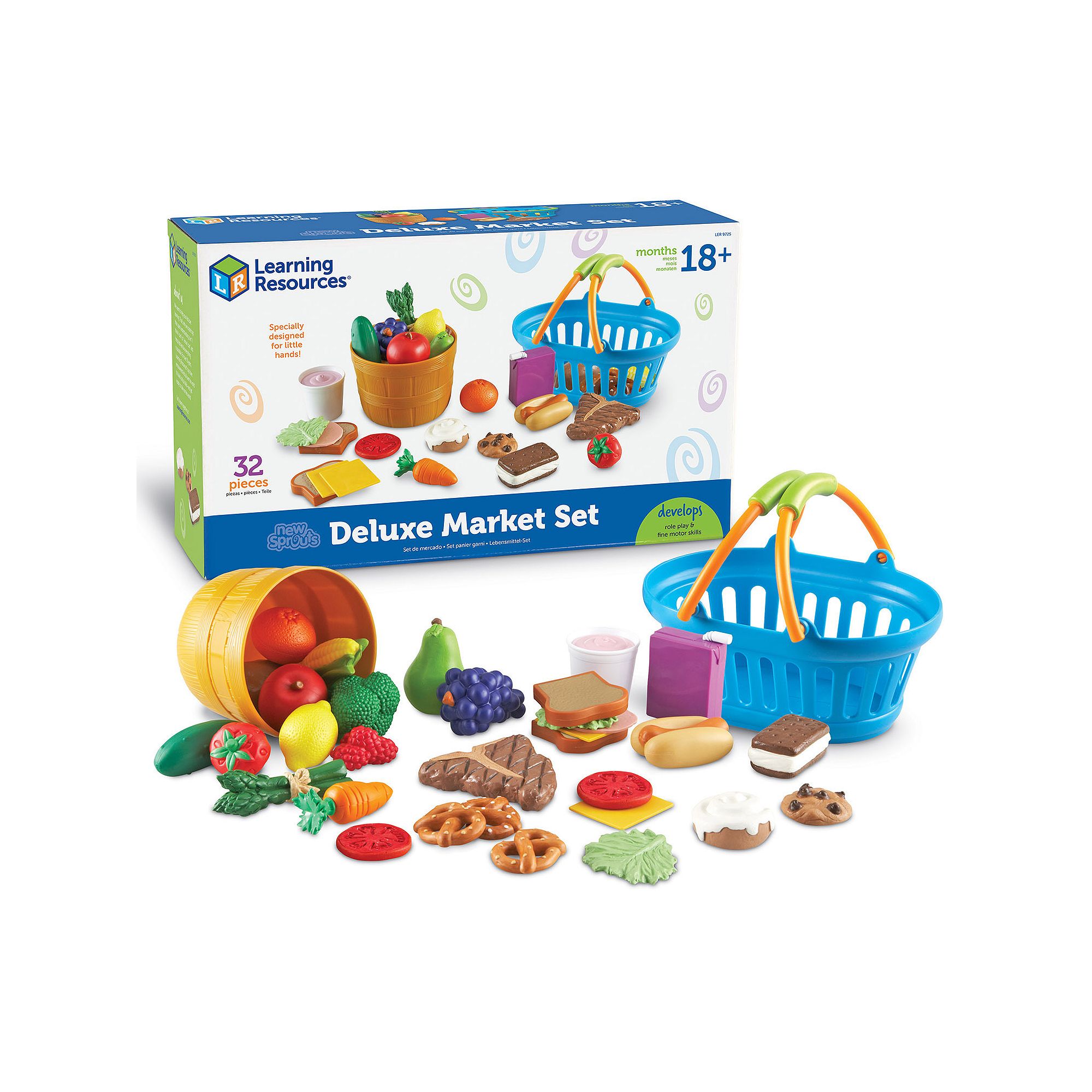 Learning Resources New Sprouts Deluxe Market Set, Multi