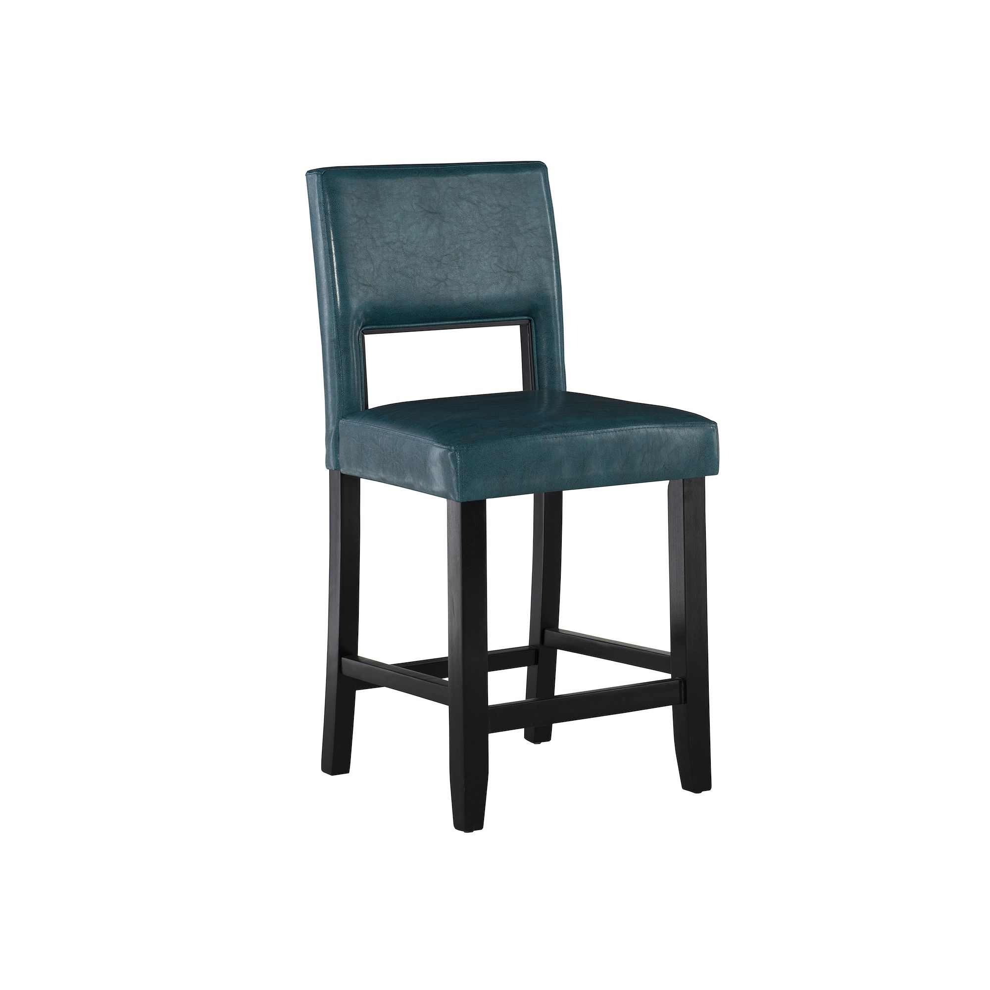 Linon Vega Wood Counter Stool, Blue