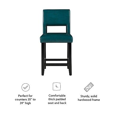Linon Vega Counter Stool