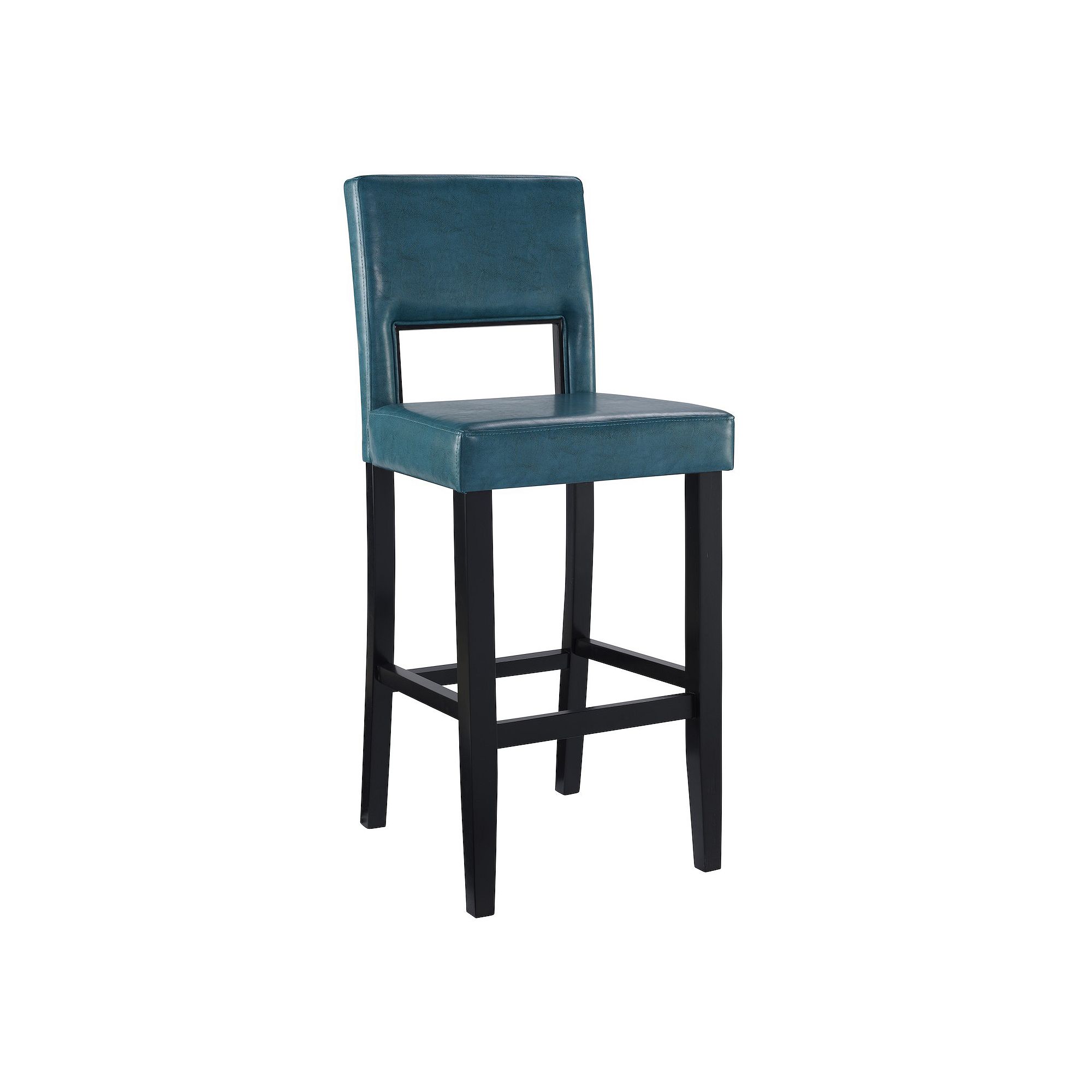 Linon Vega Bar Stool, Blue
