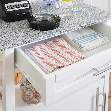 Linon Mitchel Granite Top Kitchen Cart