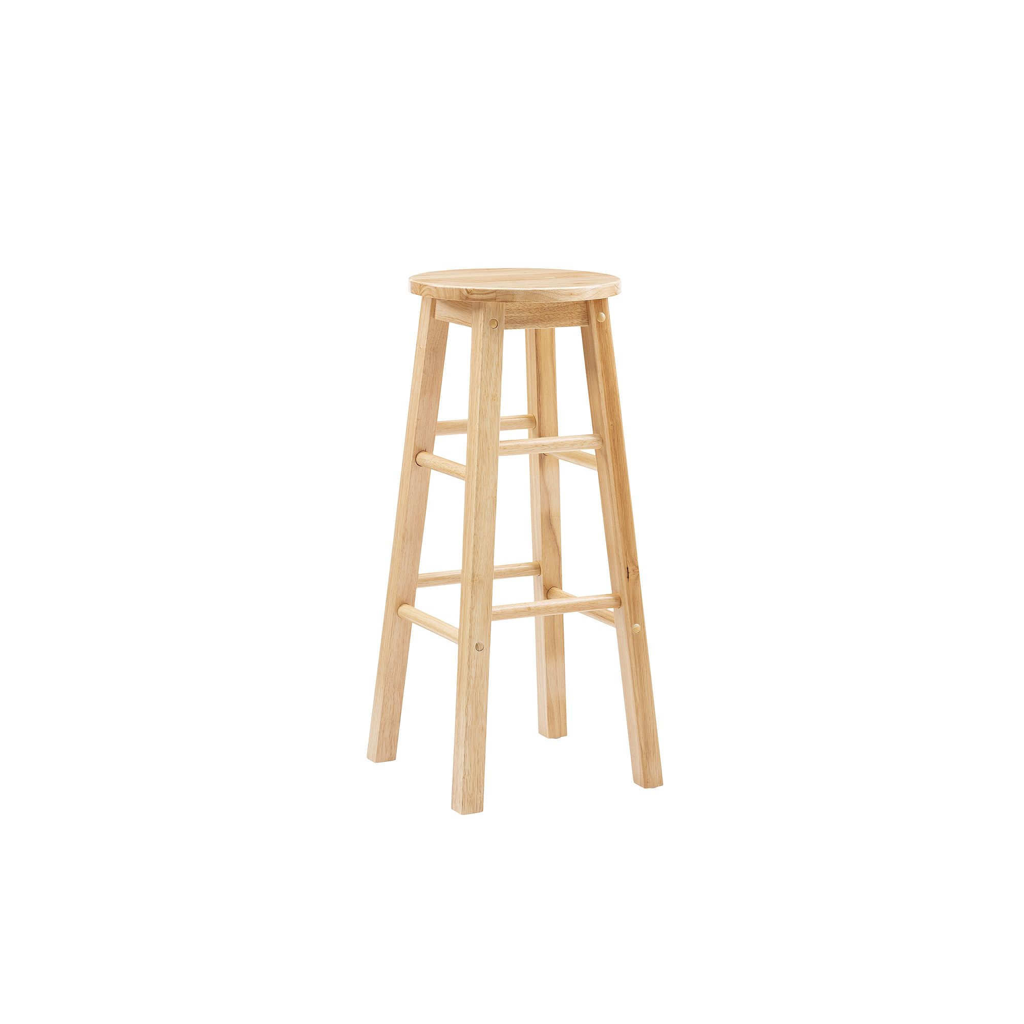 Linon Bar Stool, Brown
