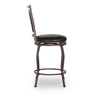 Linon Townsend 3-Piece Adjustable Swivel Stool Set