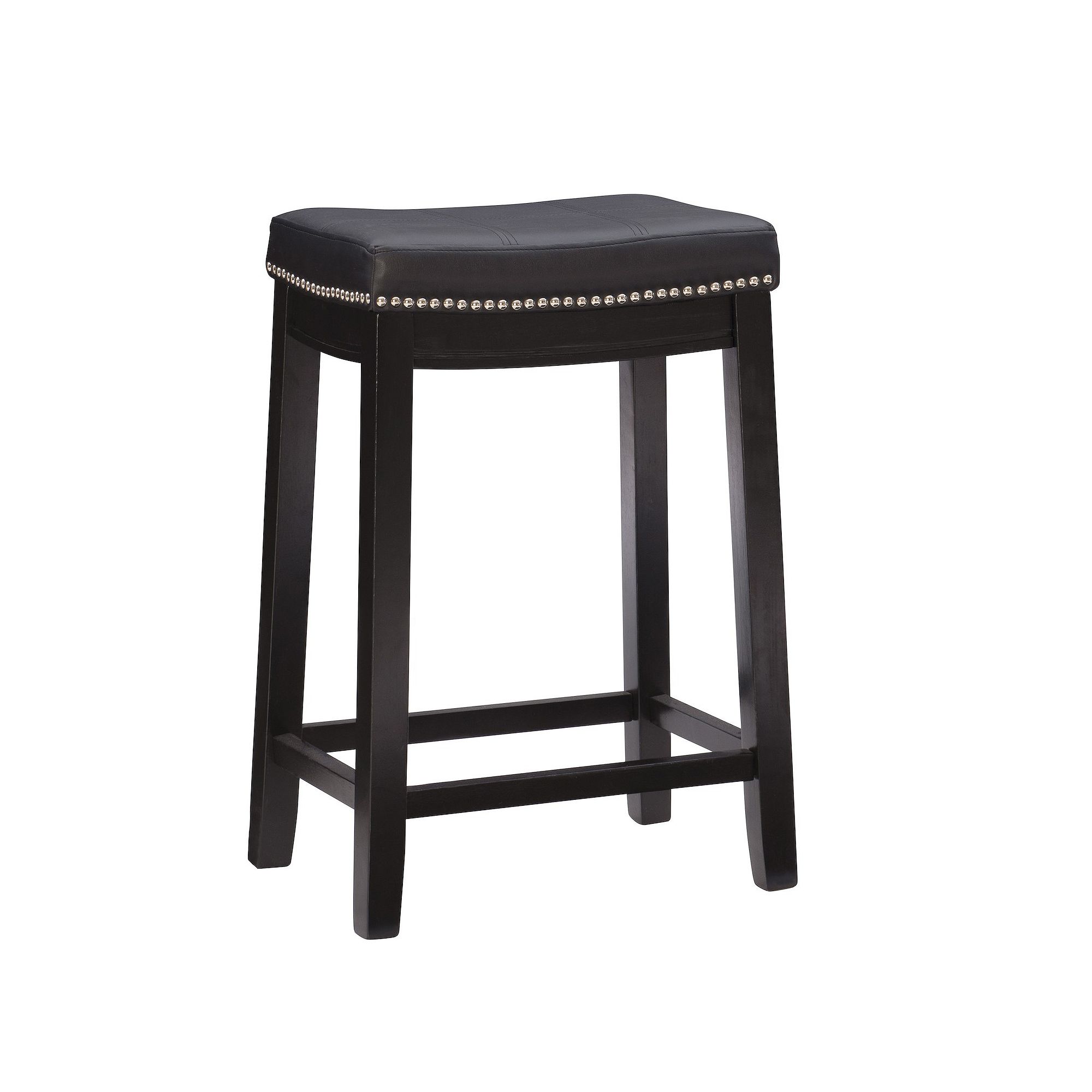 Linon Claridge Counter Stool, Black