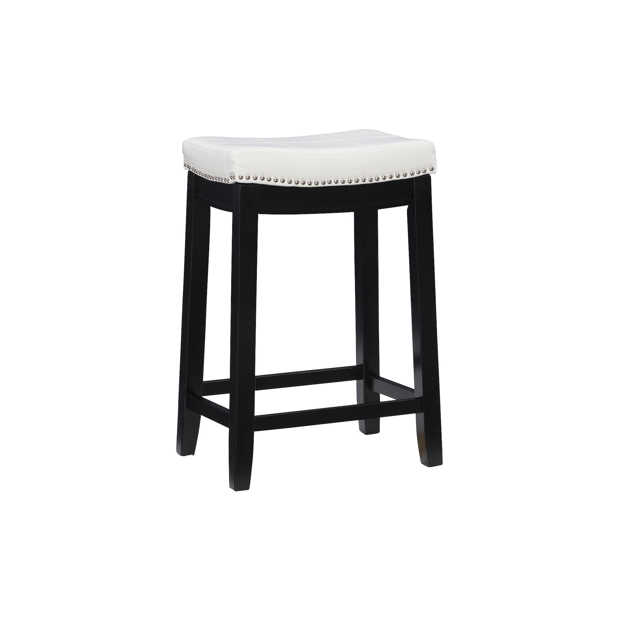 Linon Claridge Counter Stool, White