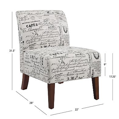Linon Lily Accent Chair