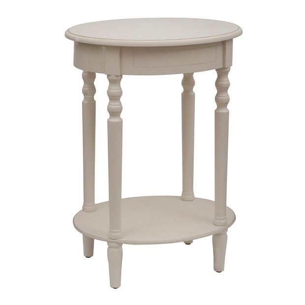 Decor therapy simplify pedestal deals accent table