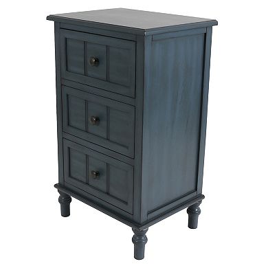 Decor Therapy 3-Drawer Nighstand