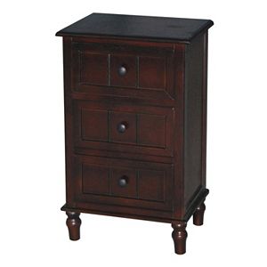 Decor Therapy 3-Drawer Nighstand