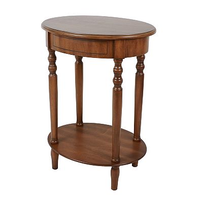 Decor Therapy Simplify Oval End Table