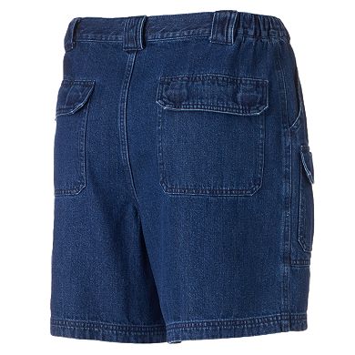 Men's Croft & Barrow® Denim Side Elastic Cargo Shorts