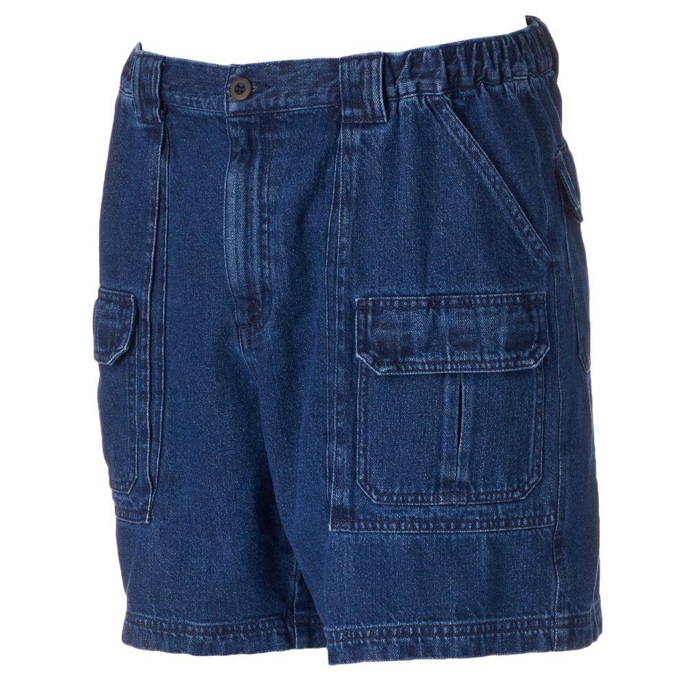 【KOOLOSET】Sand Washed Bermuda Cargo Denim Jean Shorts for Women Baggy Vintage Distressed Denim Cargo