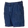 Men's Croft & Barrow® Denim Side Elastic Cargo Shorts