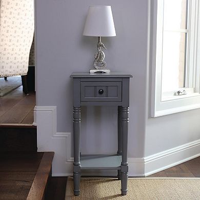 Decor Therapy Simplify One-Drawer Accent Table