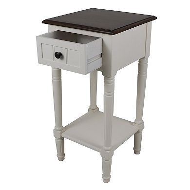 Decor Therapy Simplify One-Drawer Accent Table