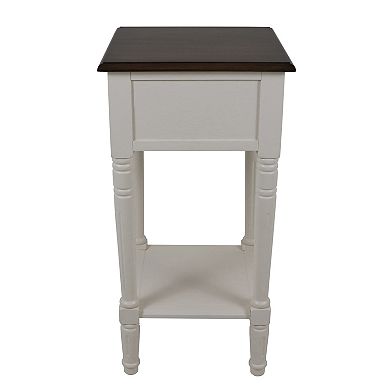 Decor Therapy Simplify One-Drawer Accent Table