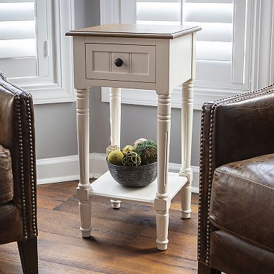 Decor Therapy Simplify One-Drawer Accent Table