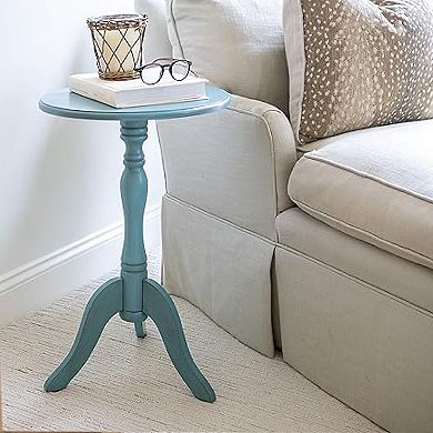Decor Therapy Simplify Pedestal End Table