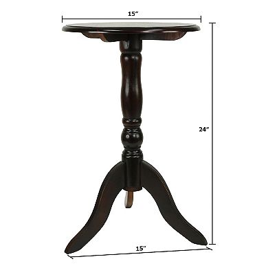 Decor Therapy Simplify Pedestal End Table