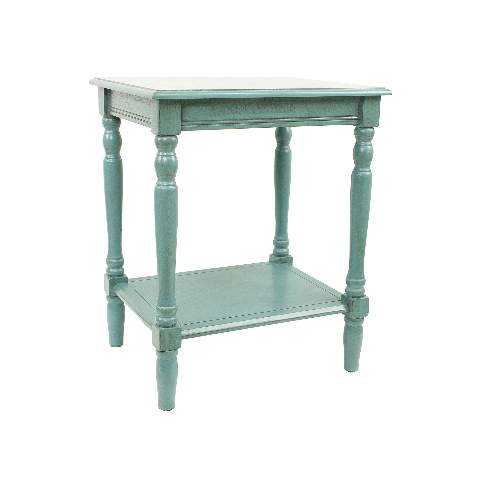 Decor Therapy Simplify End Table, Blue
