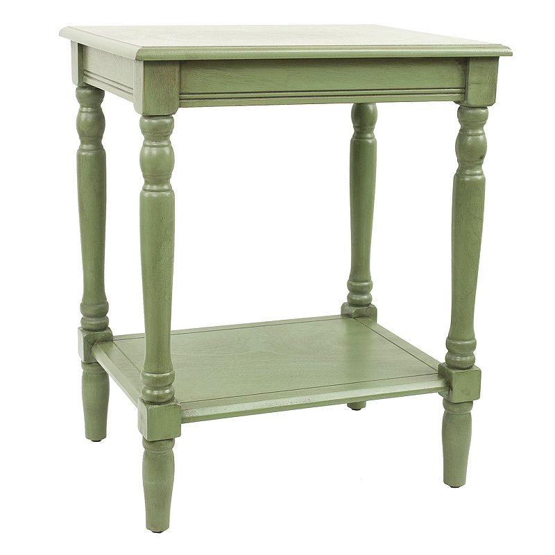 Decor Therapy Simplify End Table, Green