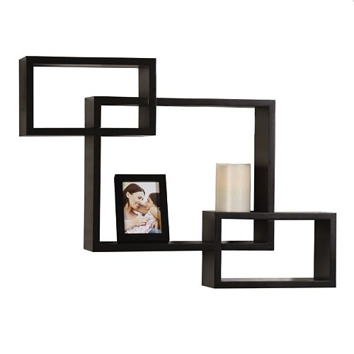 Melannco 3-piece Interlocking Wall Cubes & Frame Set