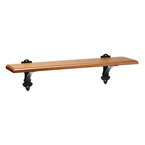 Melannco Dark Wall Shelf