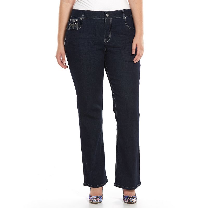 Embellished Zipper Jeans | Kohl's