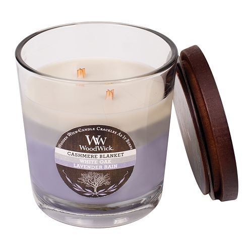 WoodWick Tri-Tone Cashmere Blanket 17.2-oz. Jar Candle