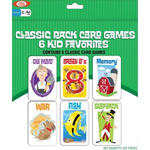 Ideal 6-pk. Classic Kid Card Games