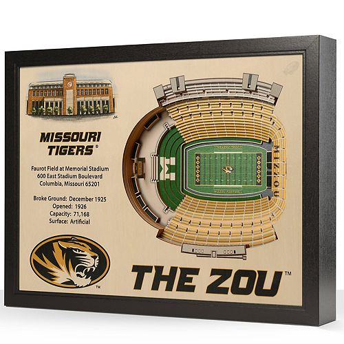 Missouri Tigers StadiumViews 3D Wall Art